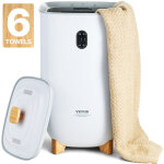 Vevor seche serviettes 35 l, chauffe serviettes avec ecran led et fonction de sechage, seau chauffe serviettes ...