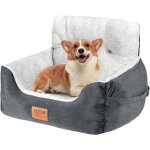 Vevor siege auto pour chien petit 9 kg, siege rehausseur pour chiens avec dossier haut, poche de rangement, ... Vevor siege auto pour chien petit 9 kg, siege rehausseur pour chiens avec dossier haut, poche de rangement, ...