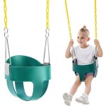 Siege de balancoire pour tout - petits, 68 kg, siege de balancoire pour bebe a dossier haut, avec chaines ...
