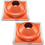 Vevor ? solin de toit pour tuyaux 170 - 355 mm ? �tanch�it� silicone flexible ? lot de 2 ? temp�rature ...