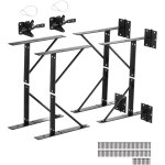 Vevor support deangle de portail anti - affaissement en fer, kit quincaillerie de cadre porte, 2 ensembles, ...