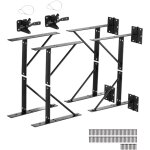 Vevor support deangle de portail anti - affaissement en fer, kit quincaillerie de cadre porte, 2 ensembles, ...