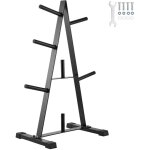 Vevor support dehalteres avec capacite de charge 227 kg, rack de rangement pour disques des poids de ...