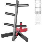 Vevor support dehalteres capacite de charge 227 kg, rack de rangement pour disques des poids de 50, 8 ...