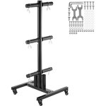 Vevor support dehalteres vertical arbre, rack de rangement pour disques des poids de 50, 8 mm, support ...