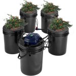 Systeme de culture hydroponique rdwc, kit goutte a goutte superieur, culture en eau profonde a recirculation ...