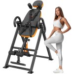 Table deinversion vevor supporte jusqua 300 lb, dispositif deetirement du dos durable, comprend un appui ...