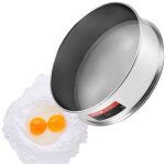 Tamis a farine vevor 150 mailles, acier inoxydable 304, qualite alimentaire, diametre de 12, 6 pouces, ...