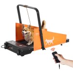 Vevor tapis de marche pour chiens de taille moyenne, capacite de charge 90 kg, tapis de course electrique ...