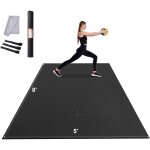 Vevor tapis de yoga antiderapant haute densite pour homme et femme, tapis de fitness et deexercice avec ...