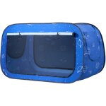 Vevor tente de lit en tissu ponge, tente de reve respirante et occultante a 2 portes avec poteaux en ...