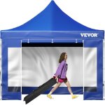 Mophorn - vevor tonnelle impermeable 3x3 m tente pop - up jardin avec parois laterales pavillon terrasse ...