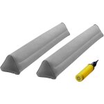 Vevor tour de lit bebe, 1205 mm, barriere de securite gonflable, lot de 2, avec pompe a main, pare - ...