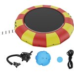 Mophorn - vevor trampoline aquatique gonflable, trampoline sur l'eau 537x90cm, plate - forme natation ...