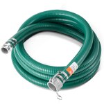 Vevor tuyau deaspiration, 50, 8 mm x 6, 1 m, tuyau vert haute qualite, connecteurs de serrure a came, ...