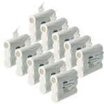 Vhbw 10x batterie remplacement pour midland pb - x7 pour radio talkie - walkie (1000mah, 3, 6v, nimh) ...