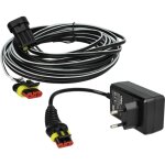 Vhbw 1x alimentation, 1x c�ble basse tension 10 m compatible avec husqvarna automower 310 mark ii, 315 ...