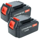 Vhbw 2x batterie compatible avec black & decker gtc1850lb, gtc18502pc, gtc610l, gtc18504pc, gtc1850l ...