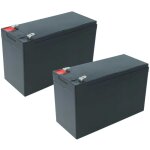 Vhbw 2x batterie de bord compatible avec volet roulant caravane, bateau, camping - car (6ah, 12v, agm), ...