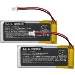2x batterie compatible avec cardo rider solo, scala rider q3, rider fm, q3, q1 casque audio, couteurs ...