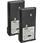 Vhbw 2x batterie compatible avec kenwood tk - 270g, tk272, tk - 3101, tk - 3100, tk - 272g, tk - 278, ...