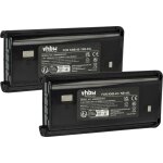 Vhbw - 2x batterie compatible avec kenwood tk - 3207, tk - 3300up, tk - 3212m, tk - 3212l, tk - 3207g, ...