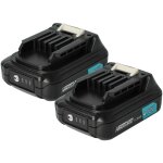 2x batterie compatible avec makita cp100, clx203ajx1, ct226r, da332, ct226rx, ct226, cp100dz, da332dz ...