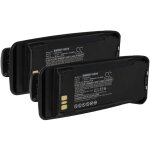Vhbw 2x batterie compatible avec motorola mototrbo dp3600, dr3000, dp3601 radio talkie - walkie (2600mah, ...