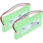 Vhbw 2x batterie remplacement pour visonic 100729, 103 - 300672, gp130aah6bmx, 0 - 9912 - g pour syst�me ...