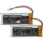 Vhbw 2x batterie compatible avec sena srl - 01 (sp51), srl2 casque audio, �couteurs sans fil (800mah, ...