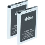 Vhbw 2x batterie compatible avec sony nw - hd5, nw - hd5b, nw - hd5r, nw - hd5s, 20gb lecteur de musique ...