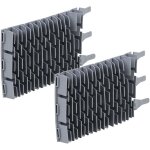 Vhbw 2x brosse compatible avec zodiac gt2120, ot 2100, gt3220, ot2130, ot2190 robot aspirateur de piscine ...