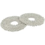 Vhbw - 2x compatible avec dreame x40 ultra complete, ultra aspirateur robot - lingettes tampon - 2x chiffons ...