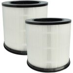 2x filtre � air compatible avec xiaomi smart air purifier 4 compact purificateur - multicouches pr�filtre ...