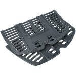 Vhbw 2x grille compatible avec weber q 100, 1000 barbecue, grill au gaz - fonte 21 x 32 x 0, 8 cm