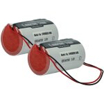 Vhbw 2x pile remplacement pour dsc wt4911batt pour syst�me d'alarme, sir�ne ext�rieure radio (14500mah, ...