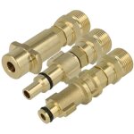 Vhbw - 3x adaptateur en kit vers filetage m22 compatible avec parkside phd 170 a1, 150 d3, 170 b2 nettoyeur ...