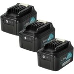 3x batterie remplacement pour makita 197396 - 9, 197402 - 0, 197406 - 2, 197390 - 1, 197394 - 3, 632f39 ...