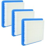 Vhbw 3x filtre compatible avec briggs & stratton 120200, 118400, 120400, 120300, 120600, 11a600, 11c600, ...