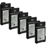 Vhbw 5x batterie compatible avec kenwood th - k20a, th - k40, th - k20e, th - k20 radio talkie - walkie ...