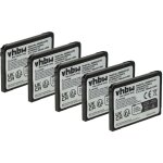 Vhbw 5x batterie compatible avec midland pmr446, pmr446 + , 777 radio talkie - walkie (700mah, 3, 7v, ...