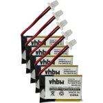 Vhbw 5x batterie remplacement pour plantronics 84479 - 01, 86180 - 01 pour casque audio, couteurs sans ...