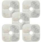 Vhbw - 5x filtre compatible avec catit pixi 2, 5l fontaine pour chat, chien - filtre
