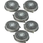 Vhbw 6x t�tes de rasoir remplacement pour philips hq9 pour rasoir �lectrique, argent�