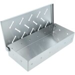 Vhbw bo�te de fumage remplacement pour weber 7576 pour barbecue au gaz, grill - acier inox casier 24 ...