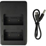 Vhbw - chargeur double compatible avec scanreco fasse, fbs590, effer, fassi batteries de radio - socle ...