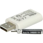 Kit de charge 2 pices pour flotteur led, bouchon lumineux - accu, chargeur usb double - vhbw