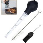 Viande de seringue, poire � sauce poulet turquie barbecueavec brosse de nettoyage, pinceau de silicon ...