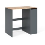 Vicco - armoire machine � laver viktor, anthracite / ch�ne dor�, 93. 6x88. 2cm meuble sous la machine ...
