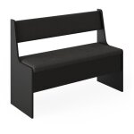 Banquette d'angle salle  manger roman, noir, 106. 6 x 41. 5 cm vicco